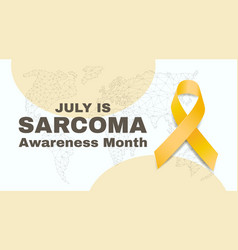 Sarcoma Cancer Awareness Month Concept Banner