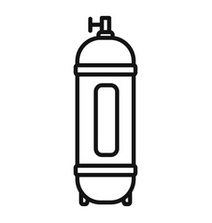 Pool Oxygen Tank Icon Outline Cleaning