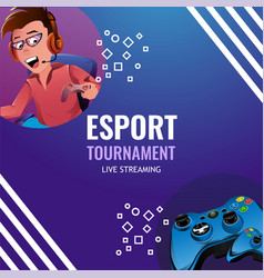 Banner Design Of E Sport Tournament Live Streaming