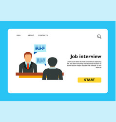 Candidate Having Job Interview Icon