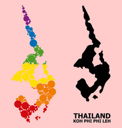 Spectrum Collage Map Koh Phi Leh For Lgbt