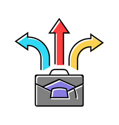 Career Counseling College Teacher Color Icon