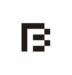 Letter R F And E Squares Square Geometric Symbol