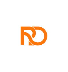 R And D Logotype Rd Initials Logo Template