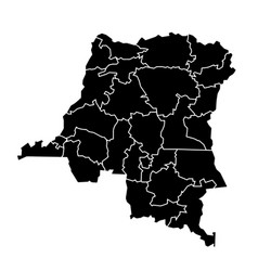 Democratic Republic Of The Congo Political Map