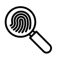 Forensic Thick Line Icon For Personal