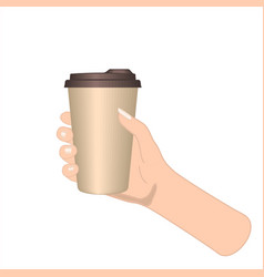 Coffee Cup In Woman Hand