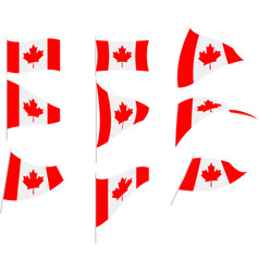 Set With Canada Flag