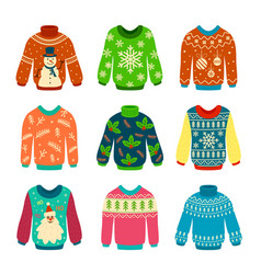 Ugly Sweater Knitted Jumpers With Christmas