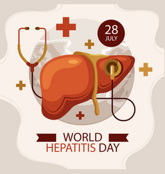 Flat World Hepatitis Day Awareness