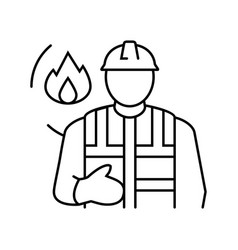 Technician Gas Service Line Icon