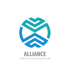 Alliance Business Cooperation Logo Design