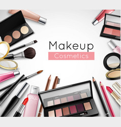 Makeup Cosmetics Accessories Realistic