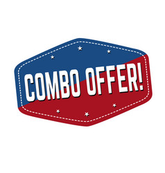 Combo Offer Label Or Sticker