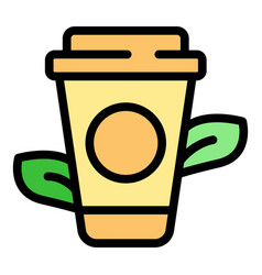 Coffee To Go Cup Icon Flat