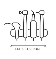 Dental Machine Unit Linear Icon