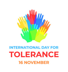 International Day For Tolerance With Hands