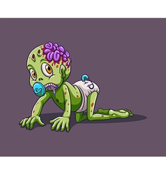 Baby Zombie Crawling Alone