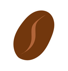 Hand Drawn Coffee Bean Icon Flat