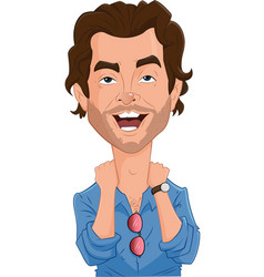 Bradley Cooper Hungover Caricature