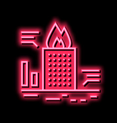 Skyscraper Fire Test Color Icon