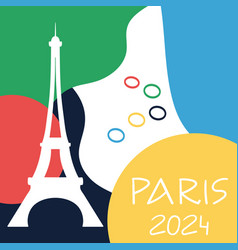 Paris 2024 Olympic Sport Games Design Colorful