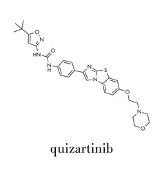 Quizartinib Cancer Drug Molecule Kinase Inhibitor