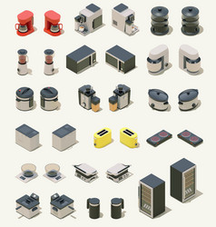 Isometric Small Kitchen Appliances