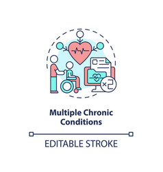 Multiple Chronic Conditions Concept Icon