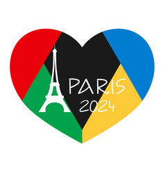 Paris 2024 Olympic Sport Games Design Simple