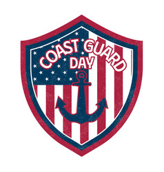 American Coast Guard Birthday Badge Logo Emblem