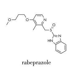 Rabeprazole Gastric Ulcer Drug Molecule Proton