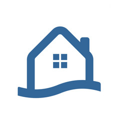 Waterfront House Simple Icon