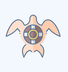 Icon Sea Turtle Related To Symbol Doodle