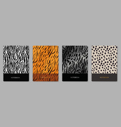 Cover Page Templates Animals Skin Prints