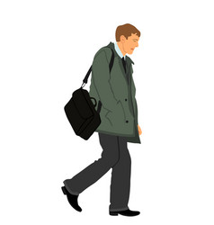 Elegant Businessman With Suitcase