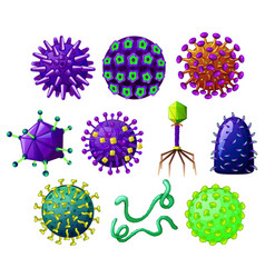 Different Shapes Of Viruses