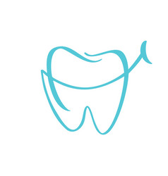 Blue Tooth Logo Icon Smile Dentistry