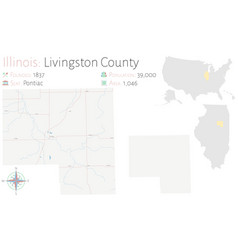 Map Of Livingston County In Illinois