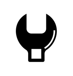 Crowfoot Wrench Tool Glyph Icon