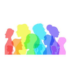 Silhouette Social Diversity People Of Diverse