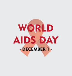 Logo Background Aids Poster Red Ribbon