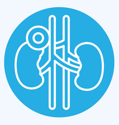 Icon Kidney Related To Body Ache Symbol Blue Eyes