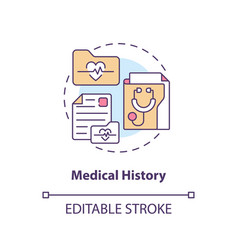 Medical History Concept Icon