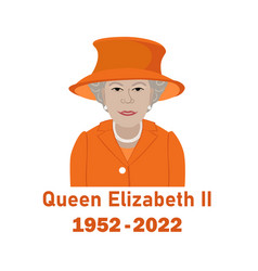 Queen Elizabeth Suit 1952 2022 Portrait Orange