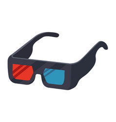 Movie 3d Glasses With Red And Blue Lenses