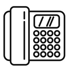 Fax Telephone Icon Outline Call Customer