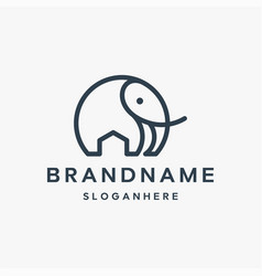 Printelephant House Logo Design