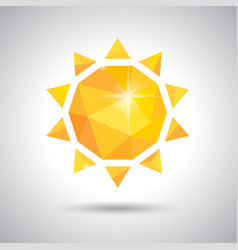 Yellow Sun Weather Icon