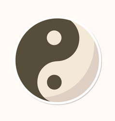 Yin And Yang Symbol Sticker